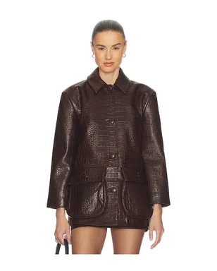 Helsa CROC LEATHER ジャケット - サムネイル1