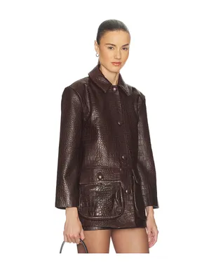 Helsa CROC LEATHER ジャケット - サムネイル2
