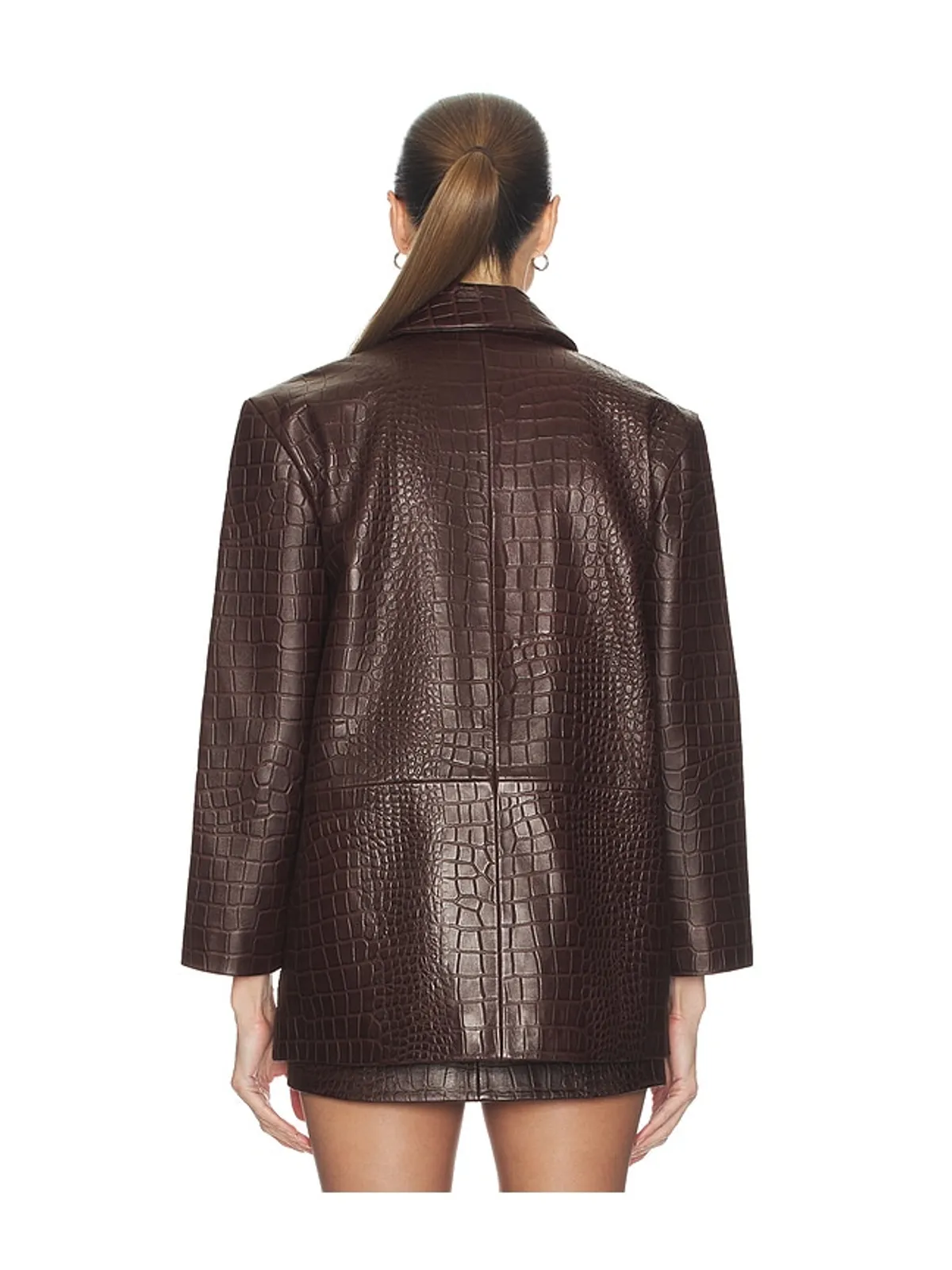 Helsa CROC LEATHER ジャケット - 画像3