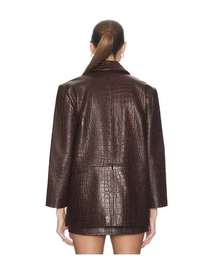 Helsa CROC LEATHER ジャケット - サムネイル3