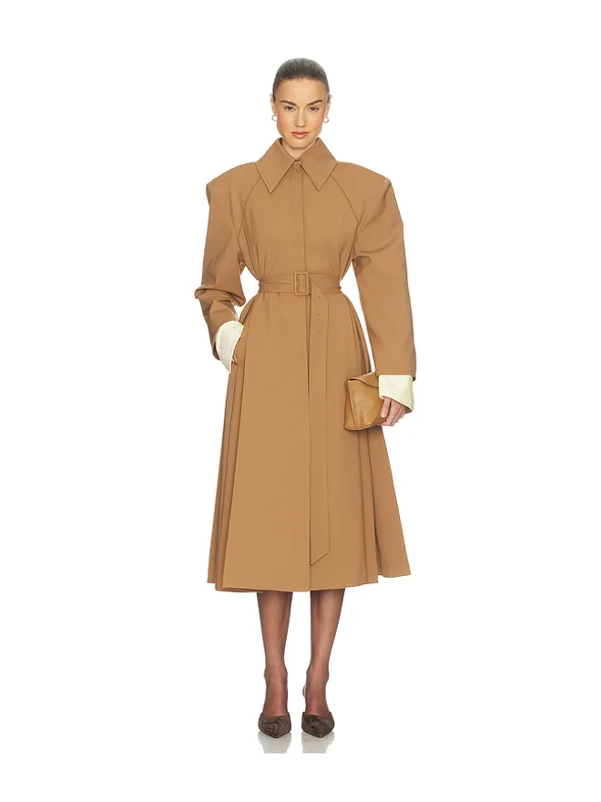 Helsa Helsa WOOL BLEND MIDI トレンチの商品画像