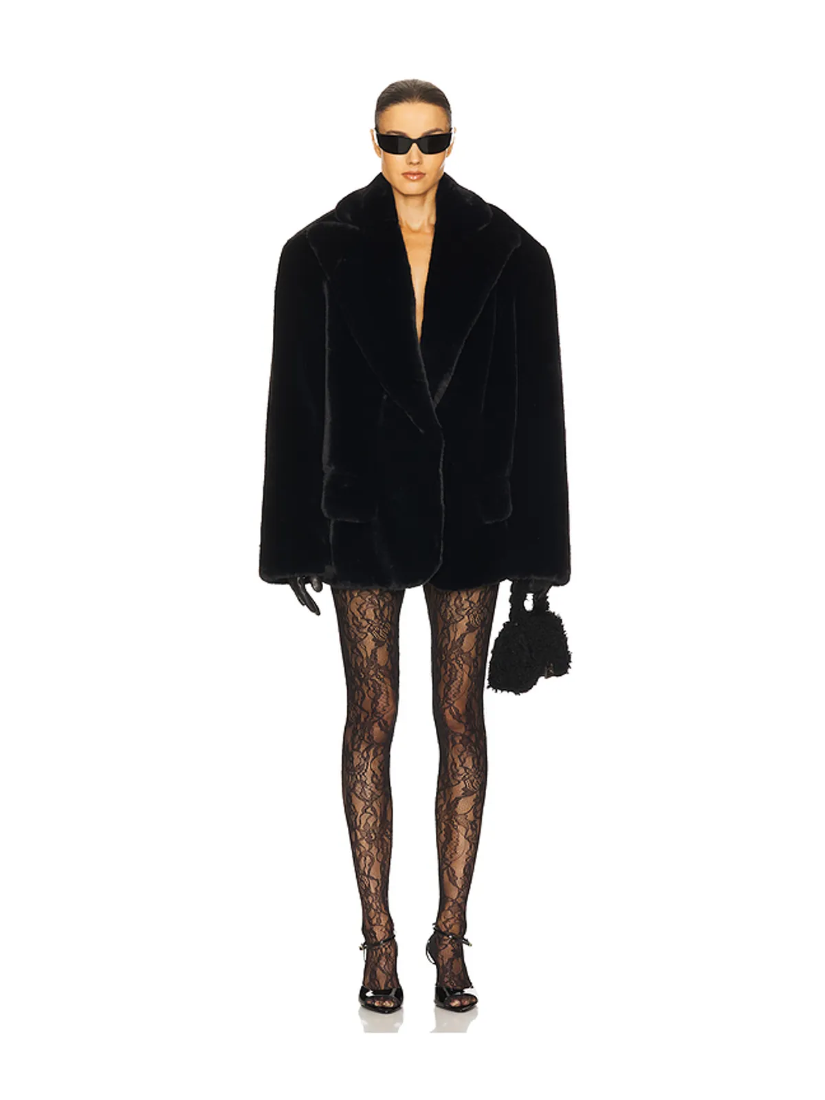 Helsa THE OLSO FAUX FUR コート - 画像1