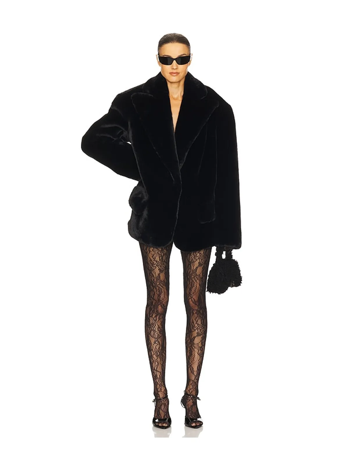 Helsa THE OLSO FAUX FUR コート - 画像4