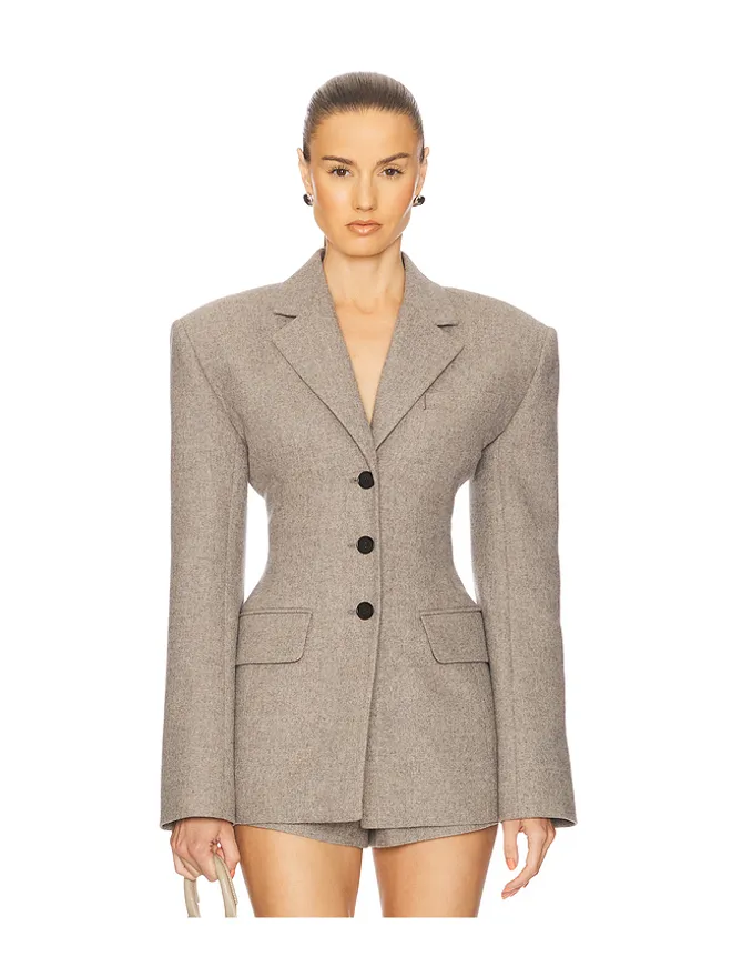 Helsa Helsa THE TWEED S CURVE ブレザーの商品画像