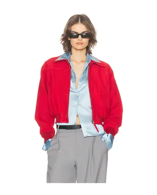 Helsa THE SUEDE ZIP ボンバー - サムネイル2