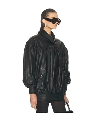 Helsa THE SHIRRED OVERSIZED ジャケット - サムネイル3