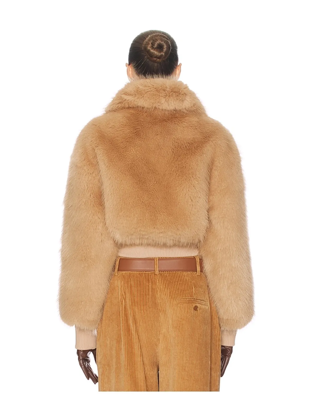 Helsa FAUX FOX BOMBER JACKET ジャケット - 画像3