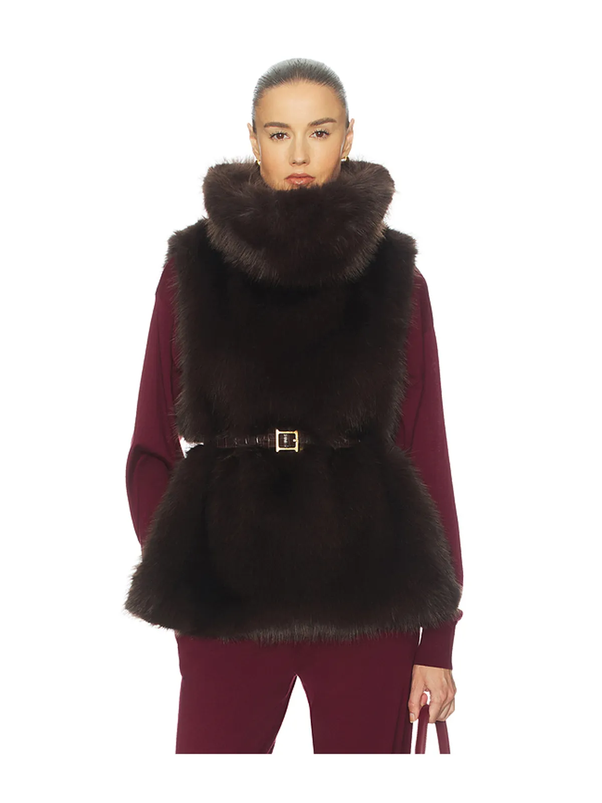 Helsa FAUX FOX GILET ジレ - 画像2