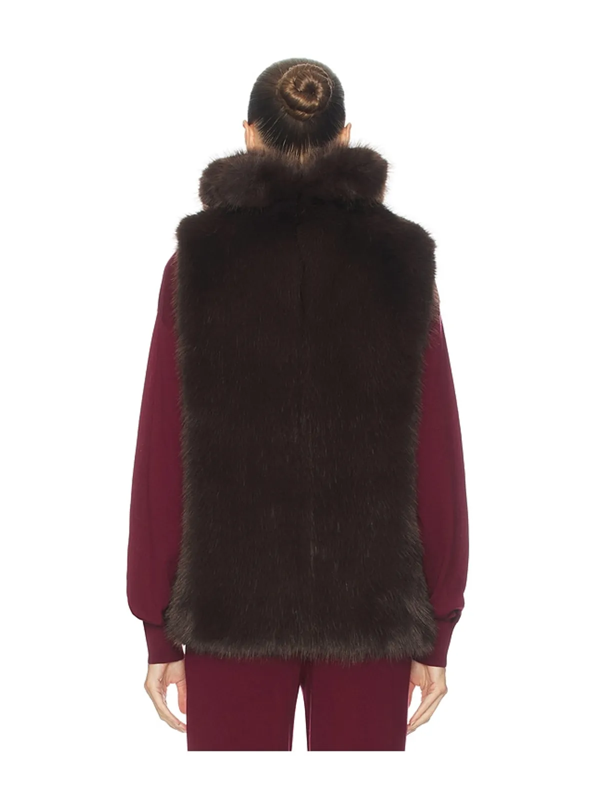 Helsa FAUX FOX GILET ジレ - 画像3