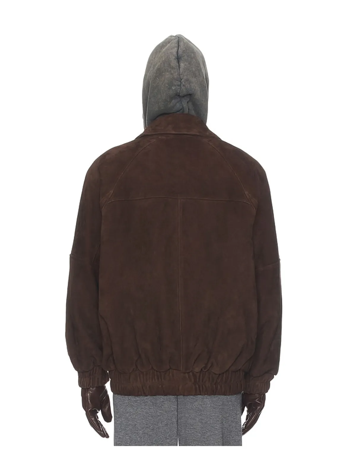 Helsa THE OVERSIZED SUEDE ボンバー - 画像4