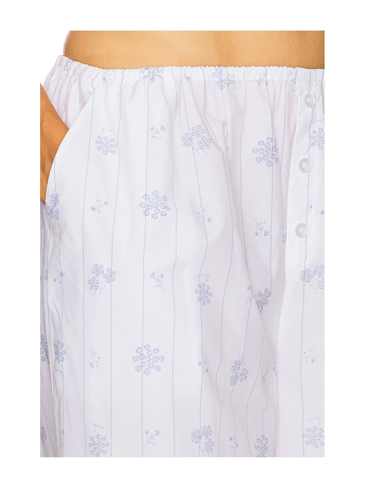 Helsa HOUSE PANTS IN FLEUR PRINT STRIPE パンツ - 画像6