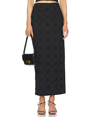 Helsa EYELET COLUMN スカート - サムネイル1