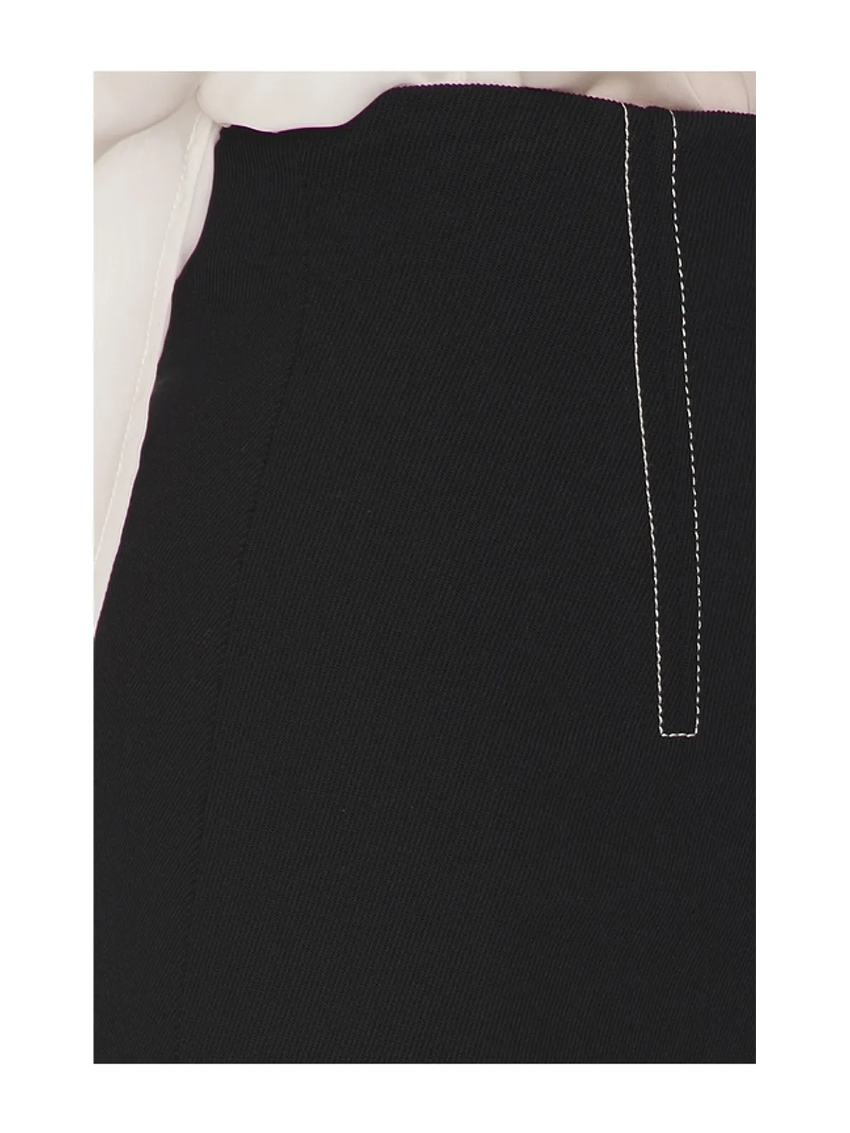 Helsa LAYERED スカート - Black,White. - 画像6
