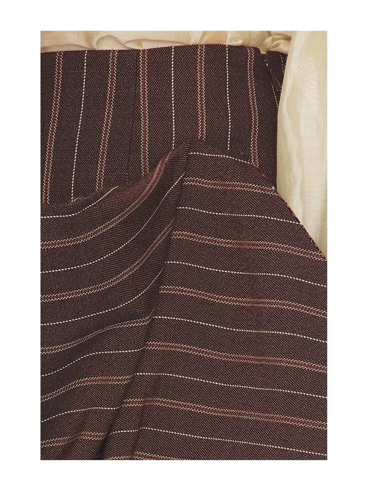 Helsa STRIPE TWILL BLANKET スカート - 画像6