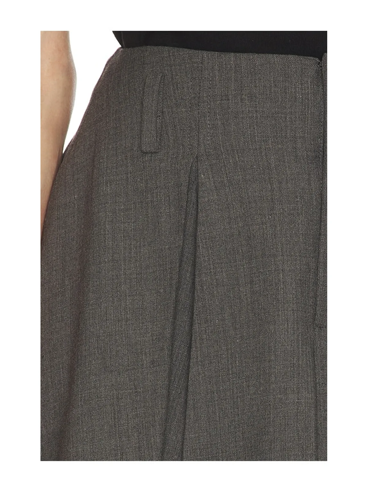 Helsa WOOL BLEND PLEATED スカート - 画像6