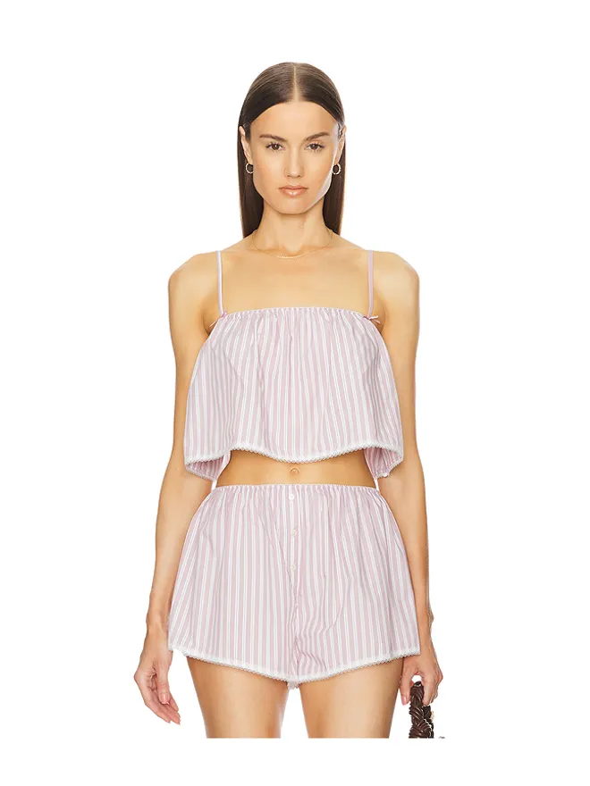 Helsa Helsa WIDE STRIPE POPLIN キャミソールの商品画像