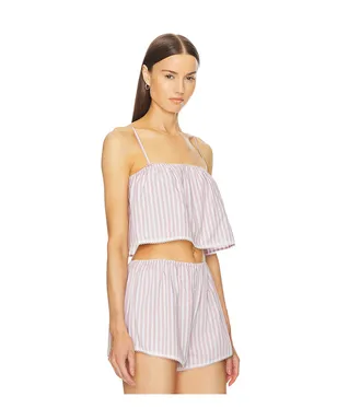 Helsa WIDE STRIPE POPLIN キャミソール - サムネイル2