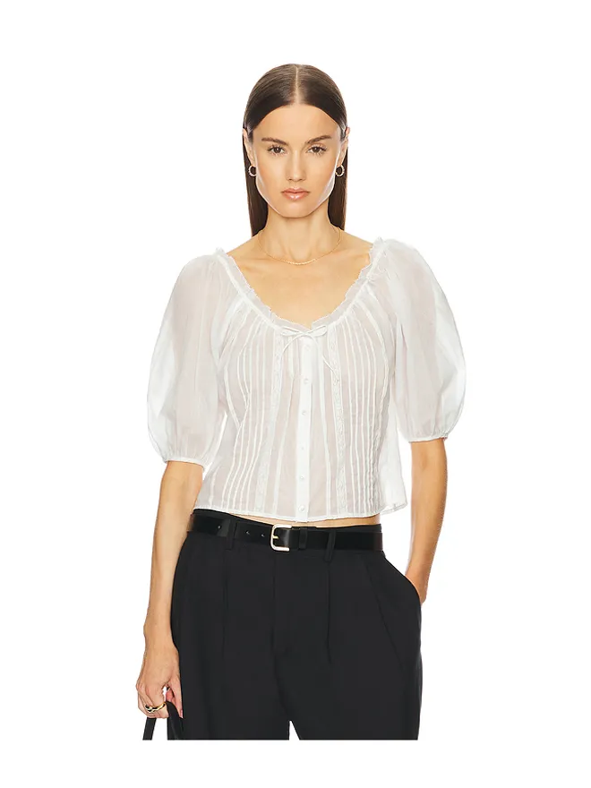 Helsa Helsa VOILE PEASANT ブラウスの商品画像