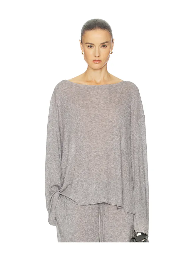 Helsa Helsa OVERSIZED SHIRT IN EVERYDAY JERSEY トップの商品画像
