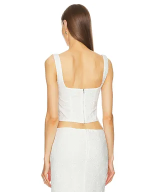 Helsa EYELET CORSET トップ - サムネイル3