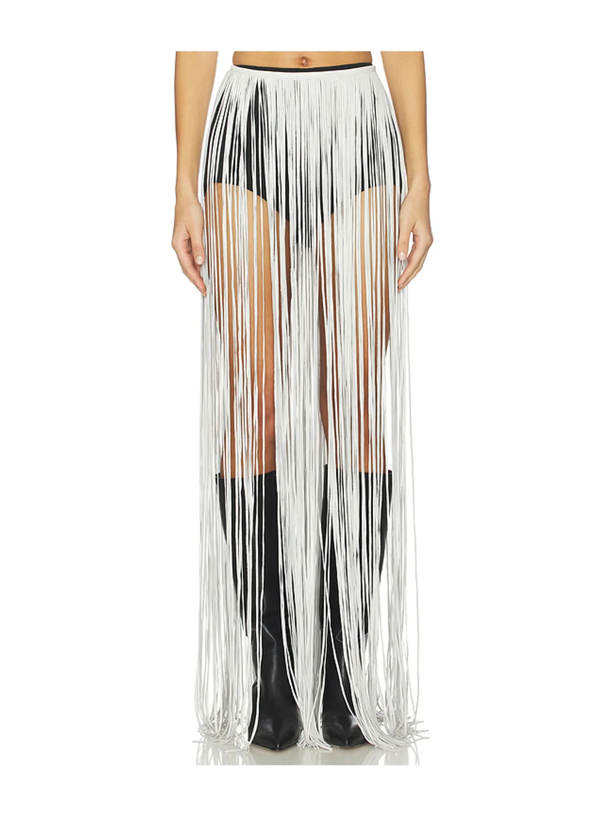 HERSKIND ILIANA レザーベルト - White,Light Grey. - 画像2