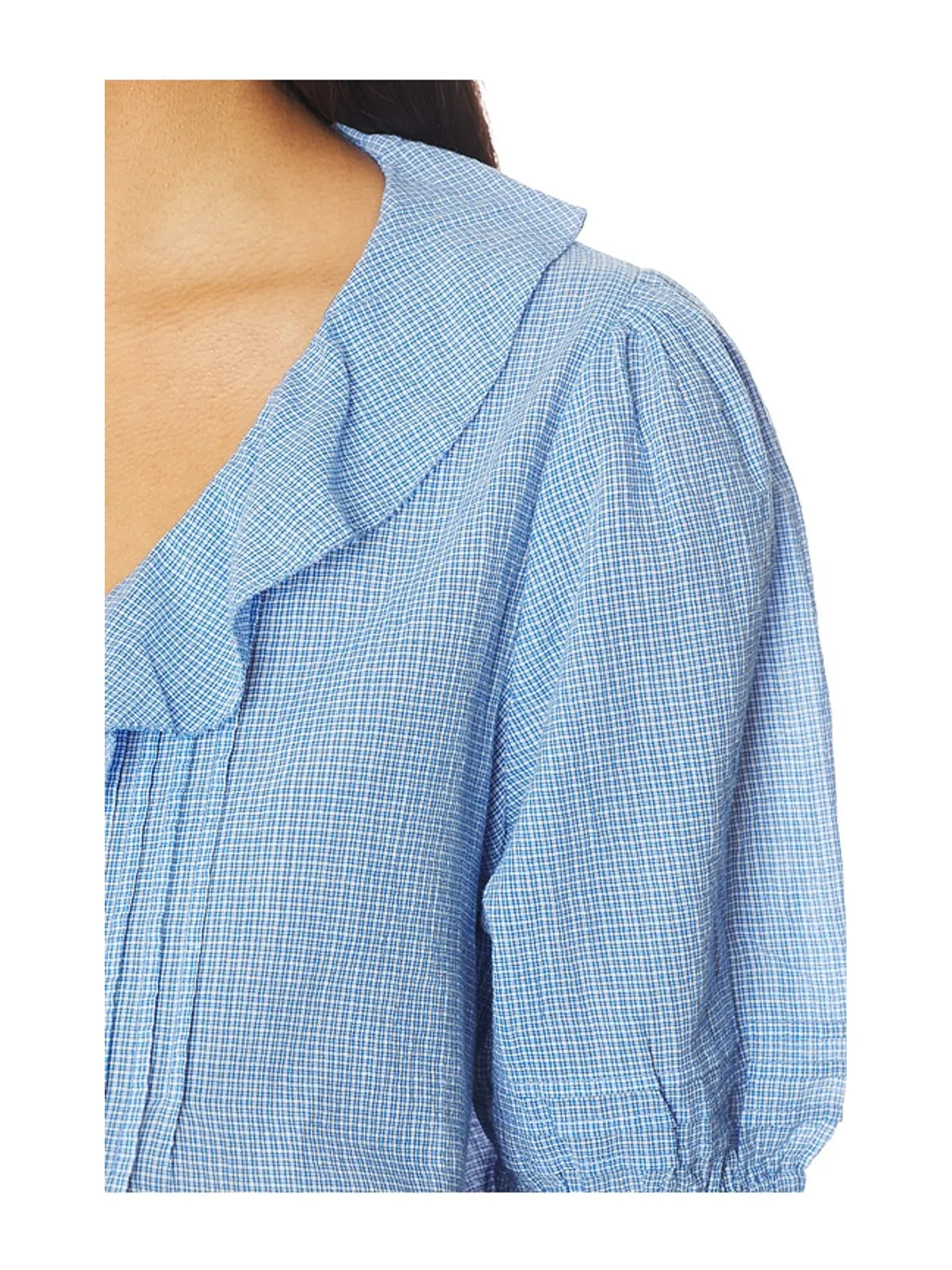 HATCH THE PLAID LOU LOU NURSING BLOUSE 授乳用ブラウストップ - 画像6
