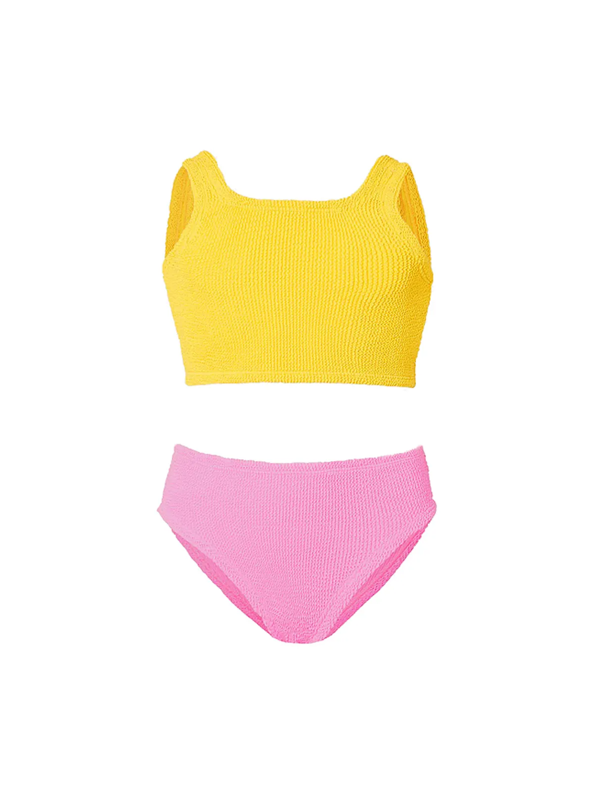 Hunza G LYRA スイムセット - Pink,Yellow. - 画像1