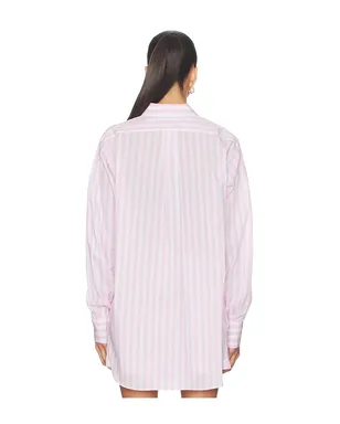 Hunza G CABANA シャツ - Pink,White. - サムネイル3
