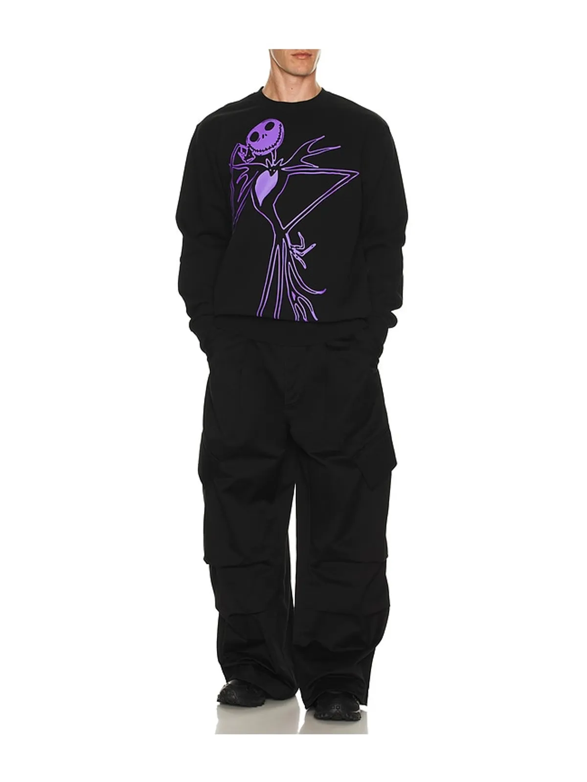 HUF JACK SKELLINGTON スウェットシャツ - 画像3