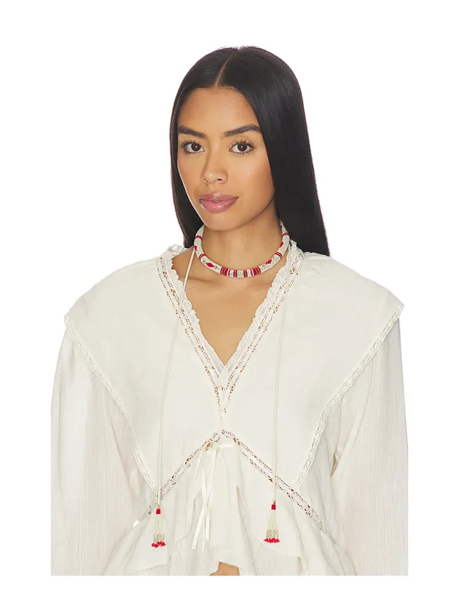 Isabel Marant Isabel Marant NINA LONG ネックレス - Cream,Red.の商品画像