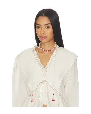 Isabel Marant NINA LONG ネックレス - Cream,Red. - サムネイル1