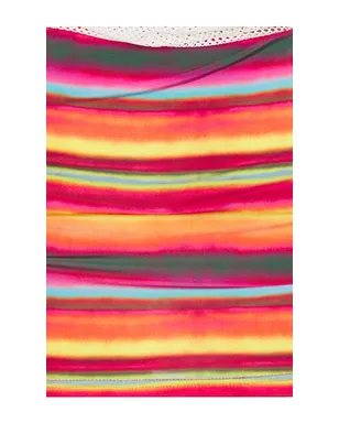 I.AM.GIA NETTED COWL NECK MINI ドレス - White,Fuchsia. - サムネイル5