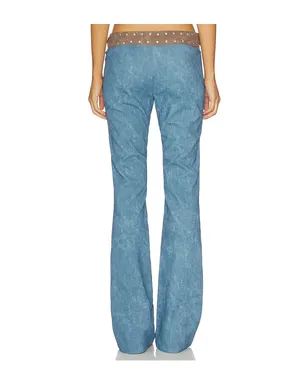I.AM.GIA KESSA パンツ - Blue,Brown. - サムネイル4