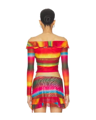 I.AM.GIA MARISKA トップ - Orange,Fuschia. - サムネイル3