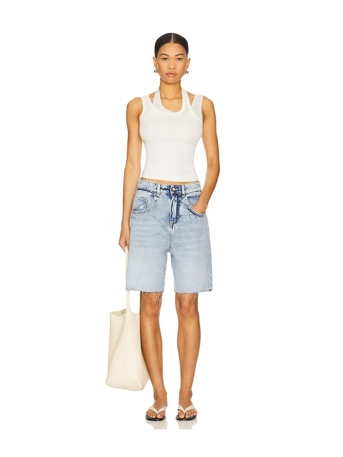 Icon Denim LEA ショートパンツ - 画像5