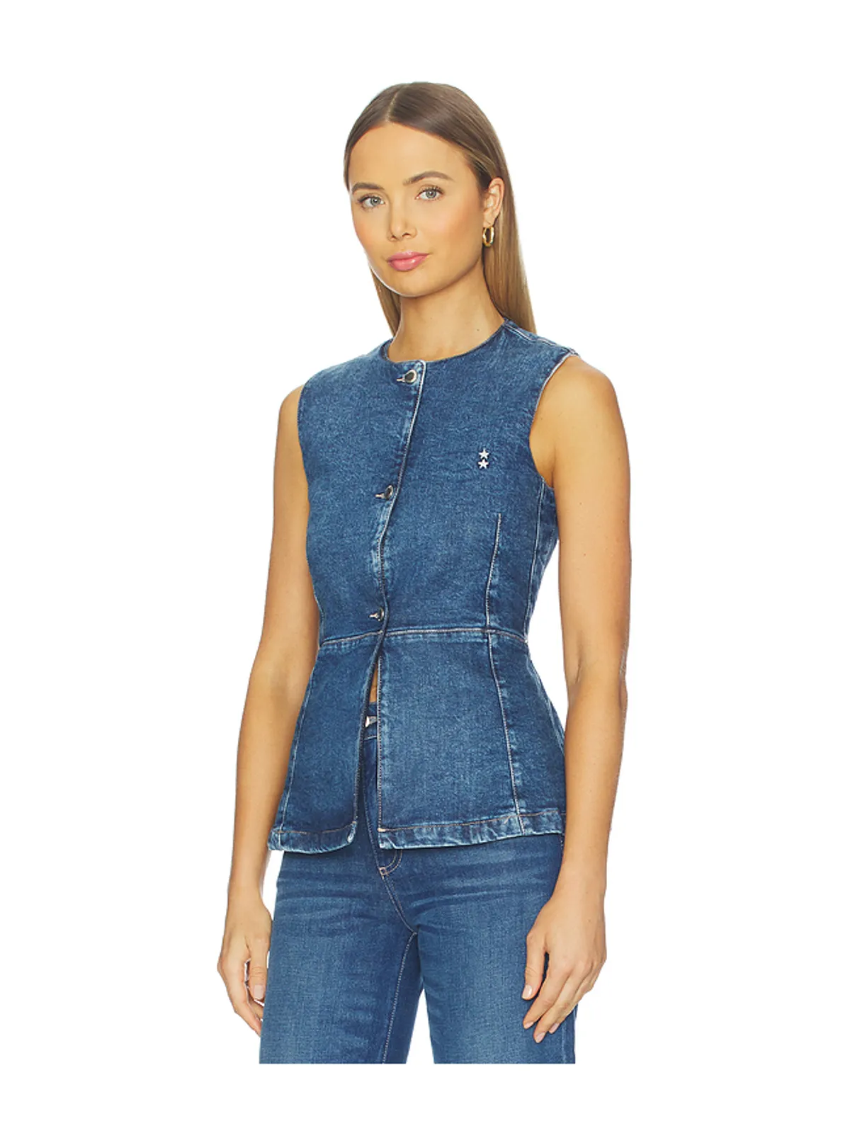 Icon Denim LOLA デニムベスト. - 画像2