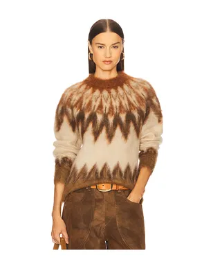 Isabel Marant Etoile NATANIA セーター - Brown,Cream. - サムネイル1