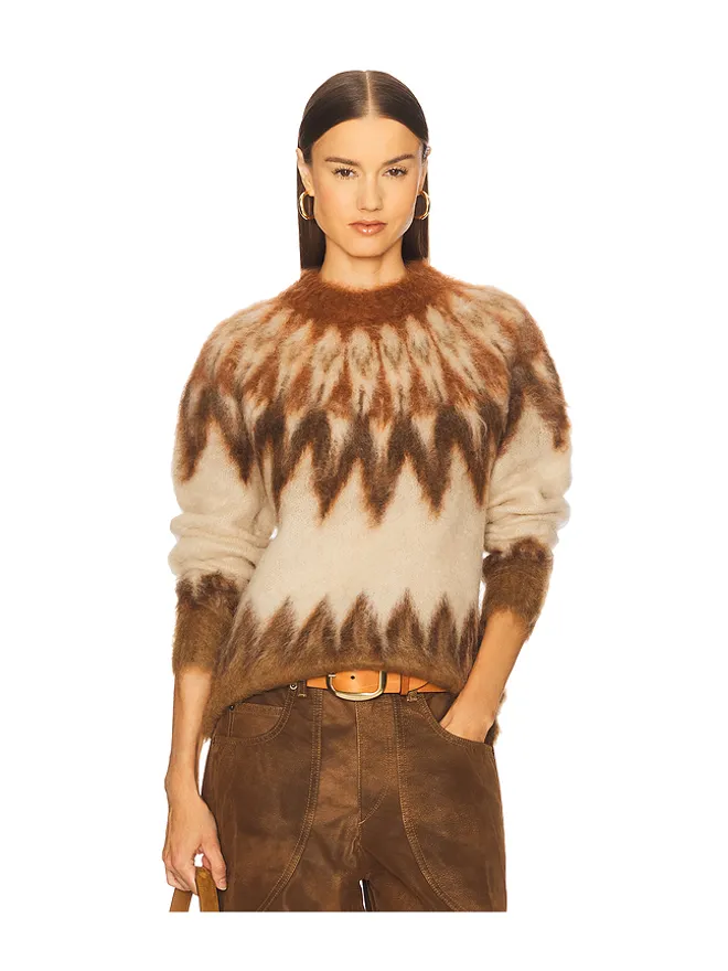 Isabel Marant Etoile Isabel Marant Etoile NATANIA セーター - Brown,Cream.の商品画像