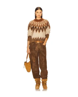 Isabel Marant Etoile NATANIA セーター - Brown,Cream. - サムネイル4
