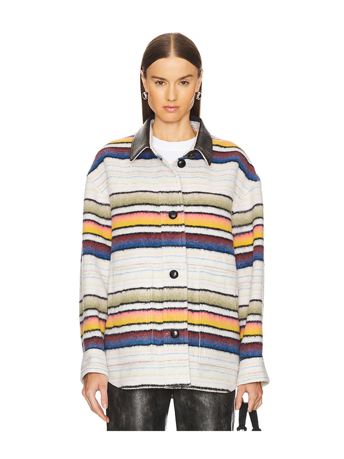Isabel Marant Etoile DAYVI ジャケット - Ivory,Orange. - 画像1