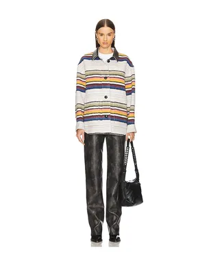 Isabel Marant Etoile DAYVI ジャケット - Ivory,Orange. - サムネイル4