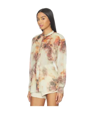 Isabel Marant Etoile MEXIKA トップ - Beige,Burgundy. - サムネイル2