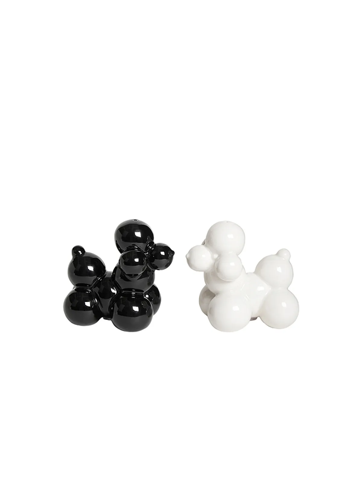 Jonathan Adler Poodle Salt & Pepper Set - Black,White. - 画像2