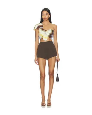 JBQ SOL トップ - Brown,Blue. - サムネイル4