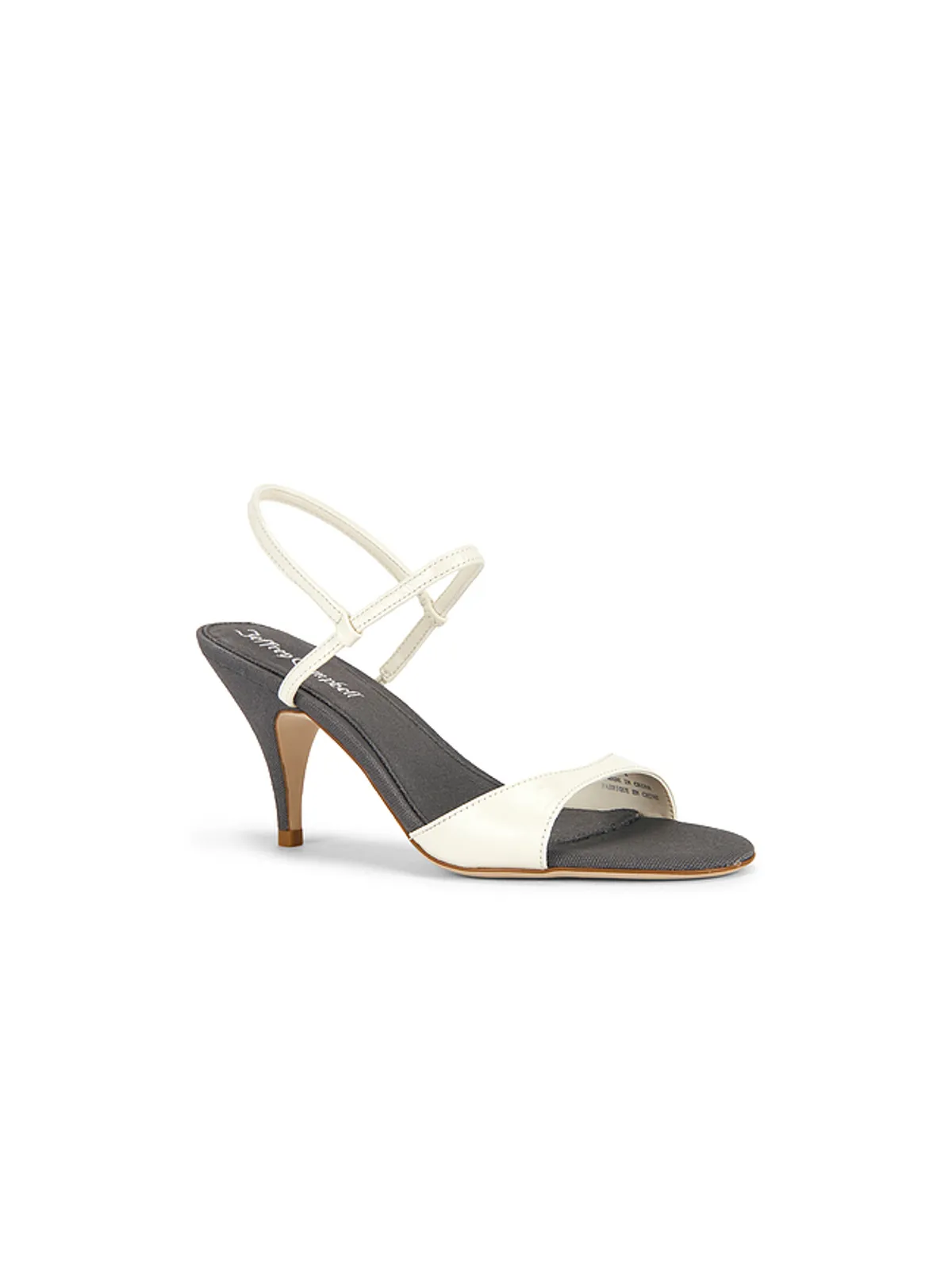 Jeffrey Campbell CALLA サンダル - Cream,Grey. - 画像2
