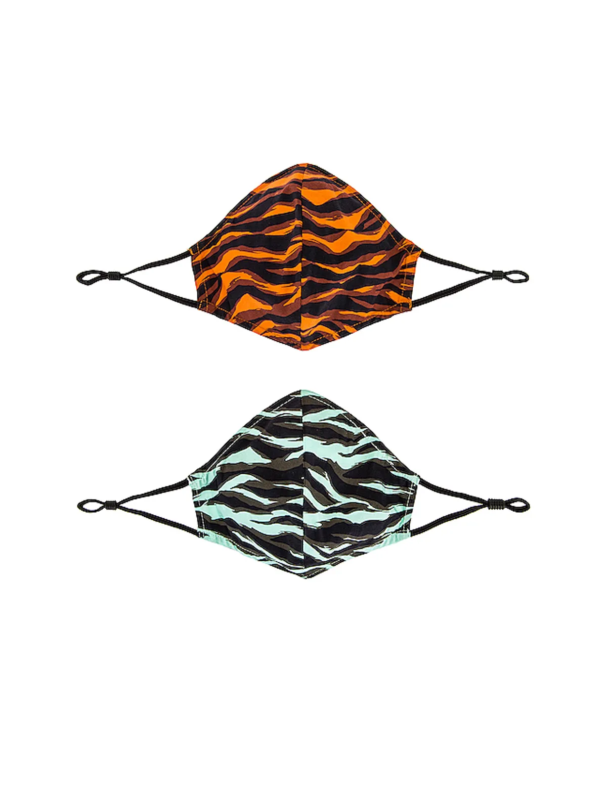 JONATHAN SIMKHAI STANDARD PRINTED フェイスマスク - Blue,Orange. - 画像2