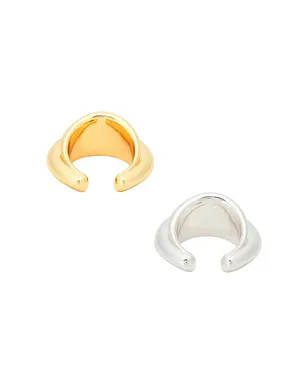 Jenny Bird LEONA イヤーカフ - Metallic Silver,Metallic Gold. - サムネイル3