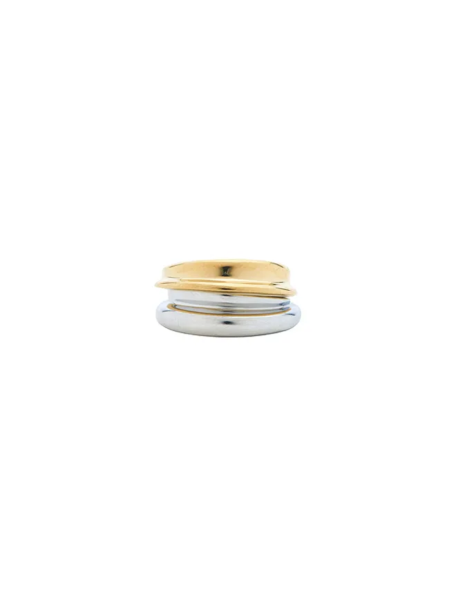 Jenny Bird Jenny Bird LENNON リングセット - Metallic Gold,Metallic Silver.の商品画像