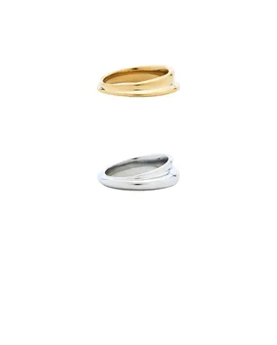 Jenny Bird LENNON リングセット - Metallic Gold,Metallic Silver. - サムネイル5