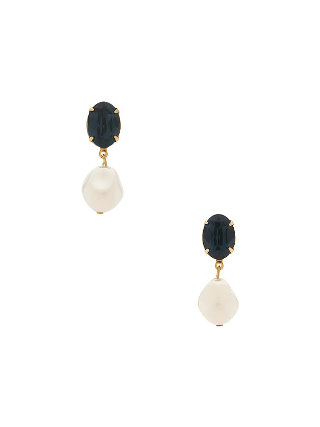 Jennifer Behr Jennifer Behr TUNIS イヤリング - Black,White.の商品画像